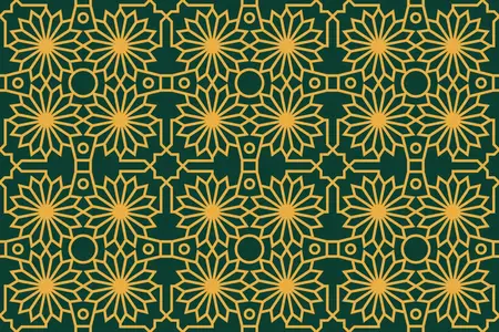 EE - Geometric Flowers Seamless Pattern MKV4BC7