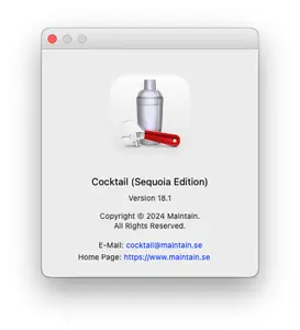 Cocktail Sequoia Edition 18.1.2 macOS