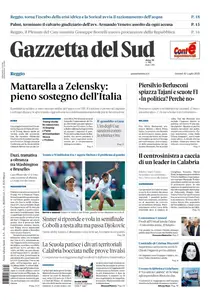Gazzetta del Sud Reggio Calabria - 10 Luglio 2025