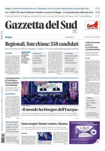 Gazzetta del Sud Reggio Calabria - 7 Settembre 2025