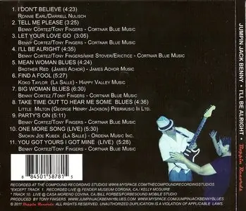 Jumpin Jack Benny - I'll Be Alright (2011)