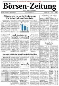 Boersenzeitung vom 23. Dezember 2009