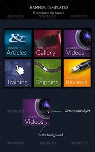 GraphicRiver e-commerce banner templates