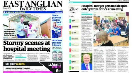 East Anglian Daily Times – August 25, 2017