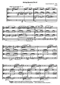 DvorakA - String Quartet No.12