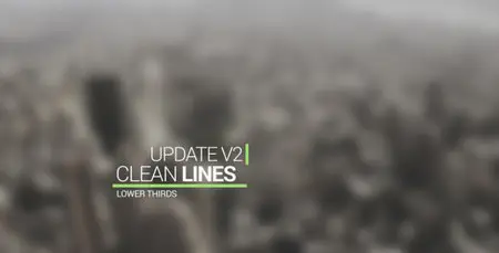 Clean Lines Lower Third - Project for After Effects (VideoHive)
