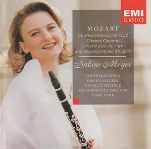W.A. Mozart - Sabine Meyer - Klarinettenkonzert & Sinfonia Concertante (1990, Reissue 1996)