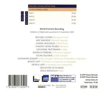 Michaël Levinas - Le Petit Prince - Orchestre de Picardie, Arie van Beek (2017) {Claves Records}