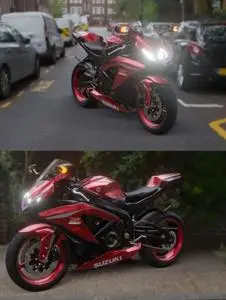 Suzuki GSX 750 Bike 3D Model