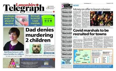 Lancashire Telegraph (Blackburn, Darwen, Hyndburn, Ribble Valley) – April 29, 2021