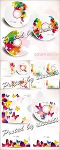 CD Cover Design Vector