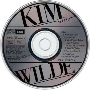 Kim Wilde - Select (1982) [Non-Remastered]