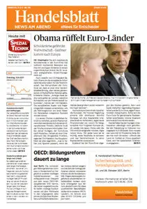 Handelsblatt News am Abend vom 13.09.2011