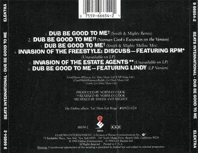 Beats International - Dub Be Good To Me (US CD5) (1990) {Elektra}