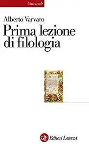 Prima lezione di filologia