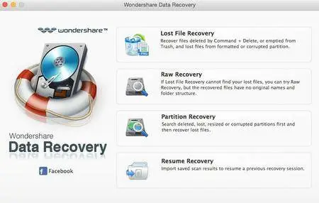 Wondershare Data Recovery v3.7.0 macOS