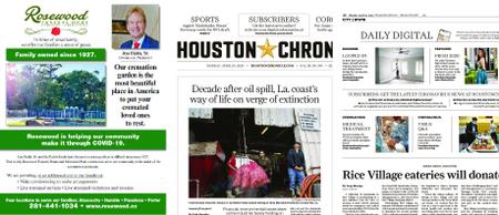 Houston Chronicle – April 20, 2020
