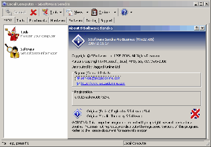 SiSoftware Sandra Pro Bussines 2007.2.11.17