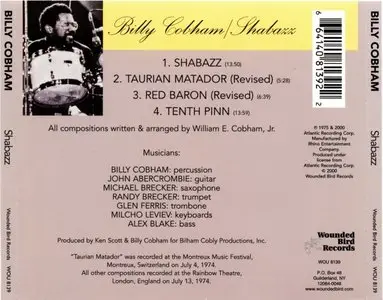 Billy Cobham - Shabazz (1974) [Re-Up]