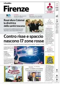 la Repubblica Firenze - 11 Aprile 2019