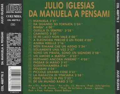 Julio Iglesias - Da Manuela A Pensami (1978)