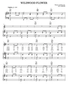 Wildwood Flower - Johnny Cash, The Carter Family, Walk The Line Movie (Piano-Vocal-Guitar)