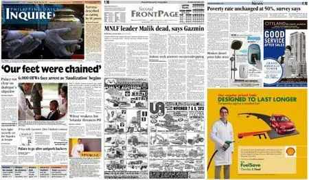 Philippine Daily Inquirer – November 05, 2013
