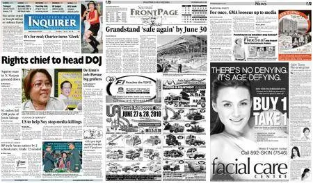 Philippine Daily Inquirer – June 23, 2010
