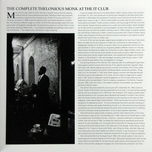Thelonious Monk - The Complete Thelonious Monk At The It Club (2009) {180g 4LP BOX Mosaic}