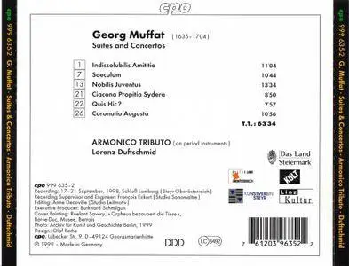 Armonico Tributo, Lorenz Duftschmid - Georg Muffat: Nobilis Juventus (1999)