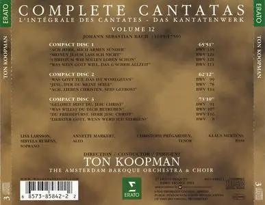 Ton Koopman, Amsterdam Baroque Orchestra & Choir - Johann Sebastian Bach: Complete Cantatas Vol. 12 [3CDs] (2001)