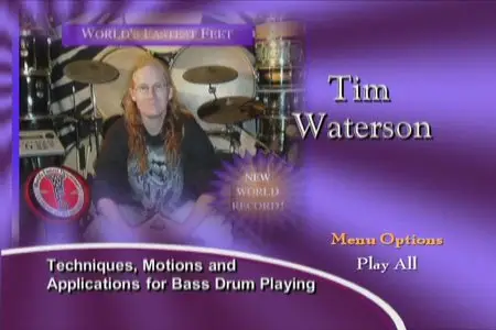 Tim Waterson - Techniques Motions and Applications for Bass Drum Playing