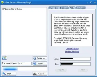 Office Password Recovery Magic 6.1.1.190