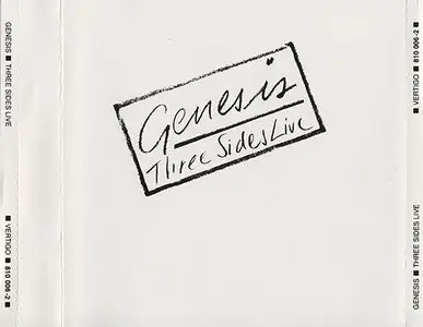 Genesis - Three Sides Live (1982, later 80's West German CD Version)