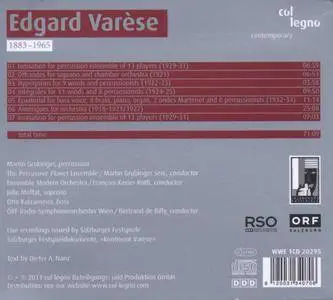 Edgard Varese - Kontinent: Ionisation; Offrandes; Hyperprism; Integrales; Ameriques; Ecuatorial (2011)