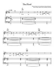 The flood - Take That (Piano-Vocal-Guitar (Piano Accompaniment))