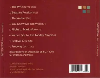 Sweetbottom - Live The Reunion (2003) {Urban Island Music}