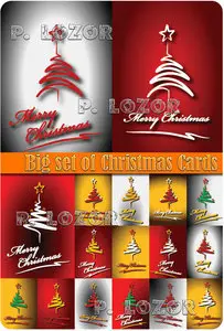 Big set of Christmas Cards