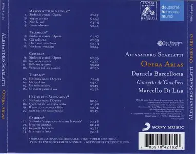 Alessandro Scarlatti (1660-1725). Opera Arias