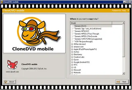 CloneDVD mobile 1.8.0.4 Beta Multilingual