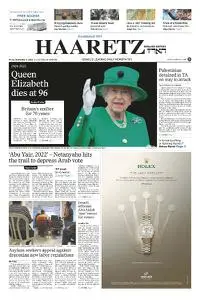 Haaretz English Edition - 9 September 2022