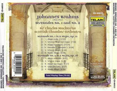 Charles Mackerras, Scottish Chamber Orchestra - Johannes Brahms: Serenades Nos. 1 & 2 (1999)