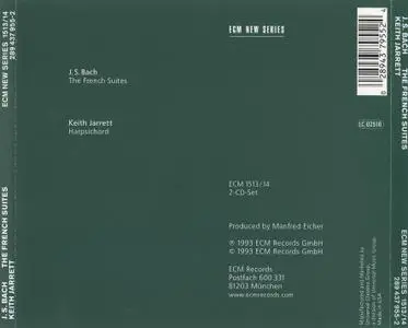 Keith Jarrett - J.S. Bach, The French Suites (1993) {2CD Set, ECM New Series 1513/14}