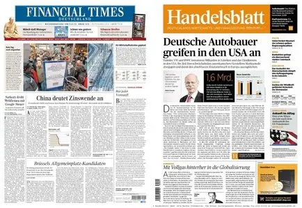 FinancialTimesDeutschland & Handelsblatt vom 08.01.2010