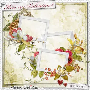 2 Quick Pages & 3  Clusters: Kiss Me Valentine!