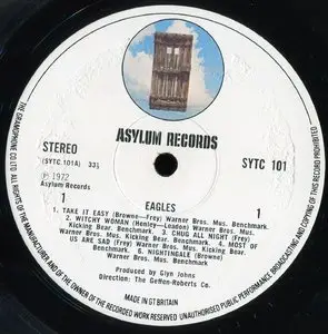Eagles ‎– Eagles {UK Original + US Original} vinyl rip 24/96