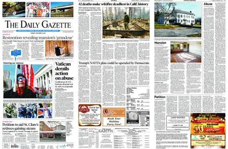 The Daily Gazette – November 13, 2018