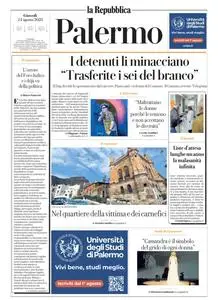 la Repubblica Palermo - 24 Agosto 2023