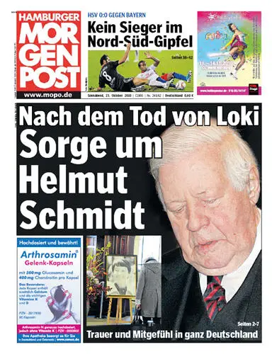 Hamburger Morgenpost vom 23 Oktober 2010