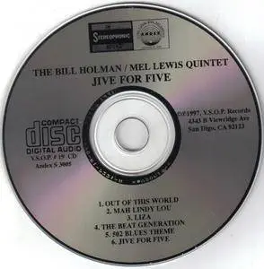 The Bill Holman / Mel Lewis Quintet - Jive For Five (1958) {VSOP Records #19 rel 1997}